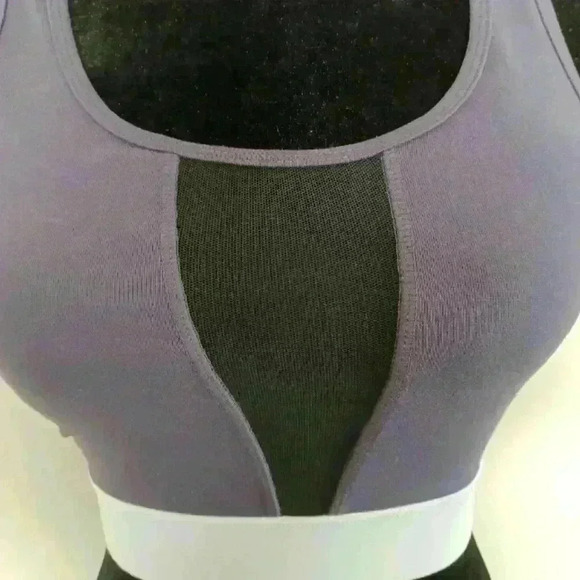 Mono B Womens Colorblocked Sports Bra M - Picture 6 of 13